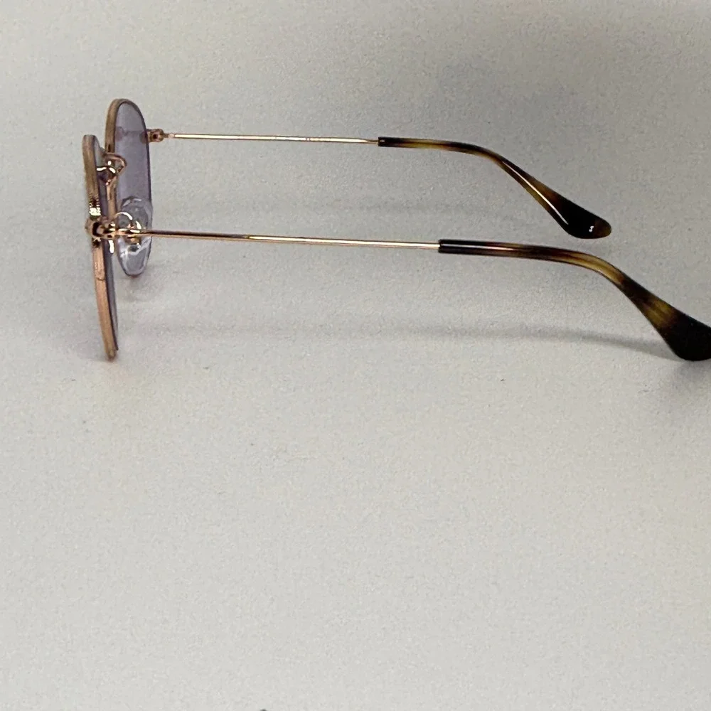 Ray-Ban RB 9572V 4089 48-19 130 Rose Gold‎ Purple Round Eyeglasses Kids Juniors